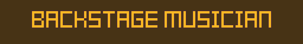 Backstage musician Logo